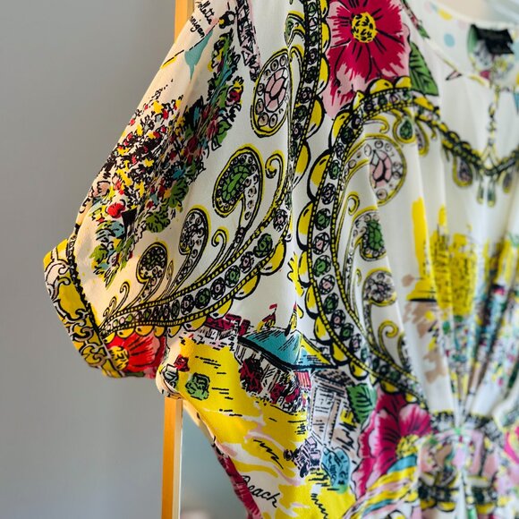 Anthropologie Collette Dinnigan Scenic Silk Dress - Picture 3 of 7